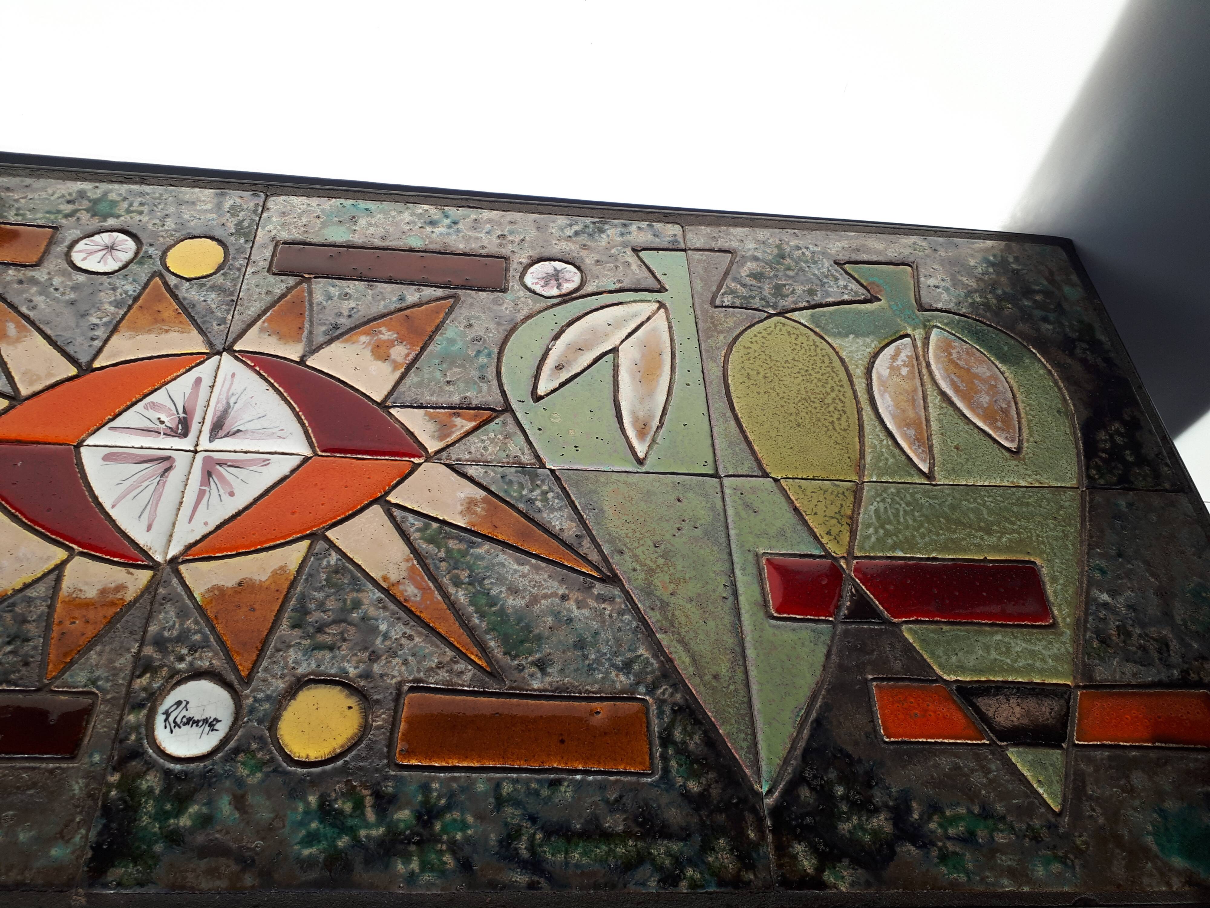 Ceramic coffee table by Corroyez 60