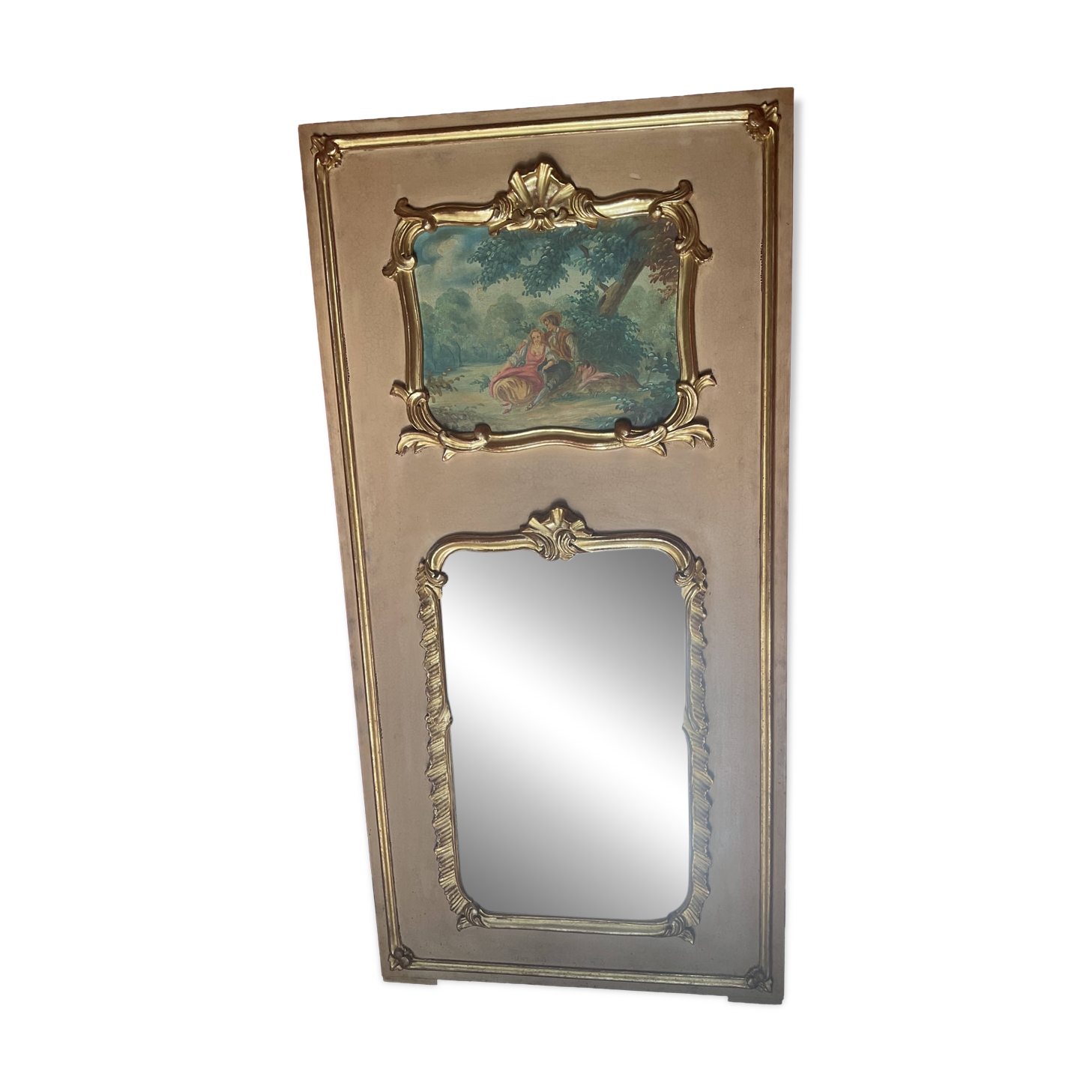 Antique trumeau
