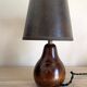 Wood lamp, fabric cable 2M, lampshade