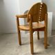 Pine armchair René Daumiller