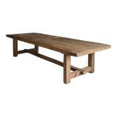 Table de Ferme Kingstone en Chêne Massif ancien - 250 cm de long