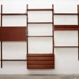 Royal System wall unit designed by Poul Cadovius for Cado, Denmark 1950’s