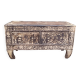 Small old chest with two drawers