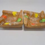 Pair of ashtrays