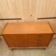 Vintage Scandinavian buffet with tapered legs.