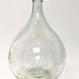 Grande demijohn transparente 1950