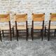 Chaises paillées