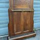 Antique hall coat rack – mirror, hooks & umbrella stand