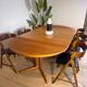 Round dining table in teak by Skovby Møbelfabrik, 1960s