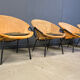 Vintage balloon chairs by Lusch & Co, 1960s - set of 4