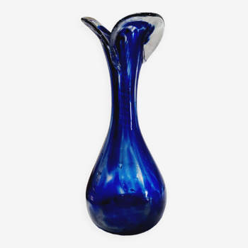 Blue soliflore vase