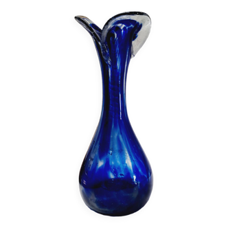 Blue soliflore vase