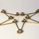 Articulated candlestick Margareta in brass by Lars Holmström – Arvika, Sweden
