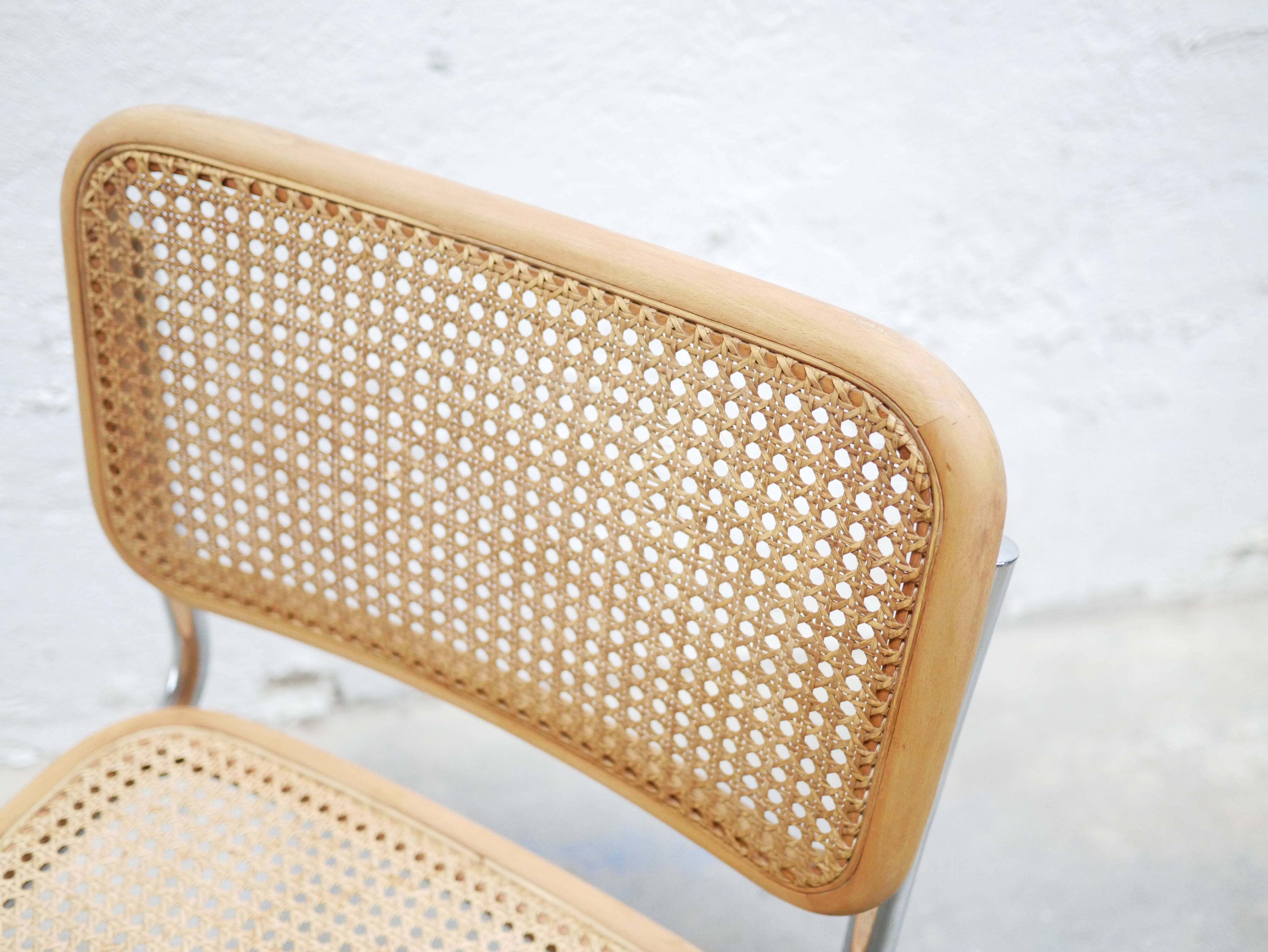 Chaise B32 par Marcel Breuer, Made in Italy