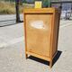 Chiffonnier vintage 5 tiroirs en bois blond - années 60