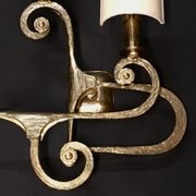 Appliques italiennes en bronze de G. Piombanti, 1950