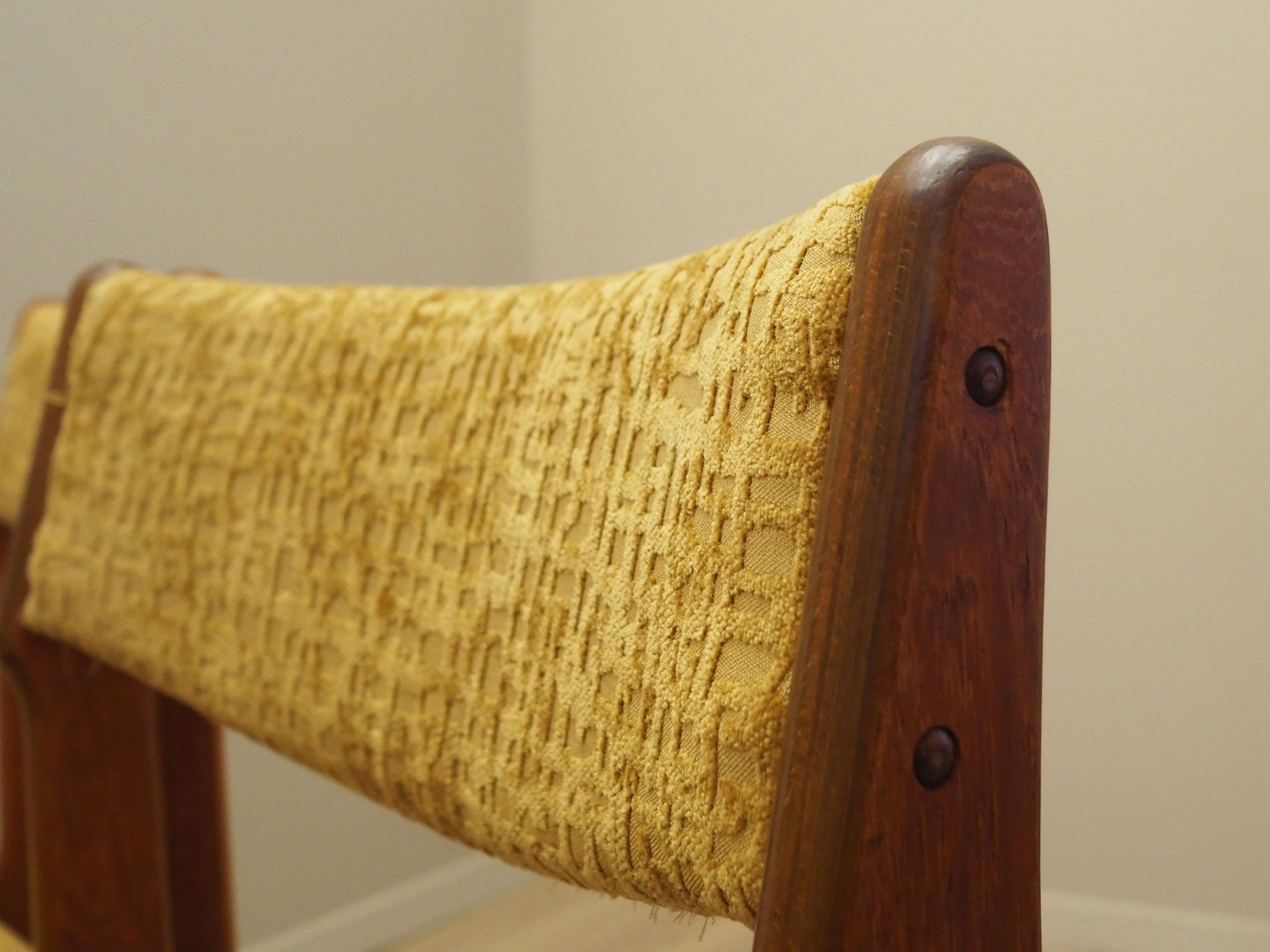 Set of six teak chairs, Danish design, 1970s, production: Denmark