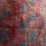 Carpet old Afghan Turkmen 152x230 cm