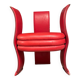 Italian postmodernist armchair, 1980