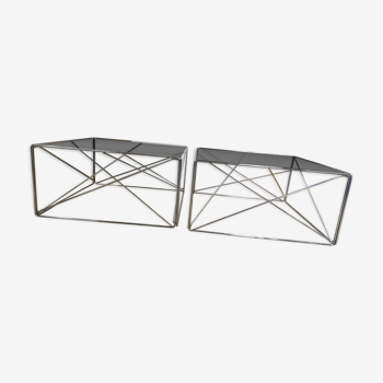 Pair of coffee table by Max Sauze
