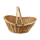 Panier en osier-Années 60