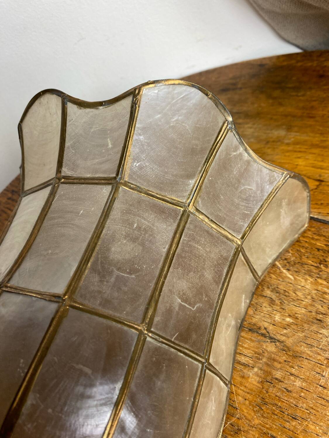 Applique en nacre et laiton