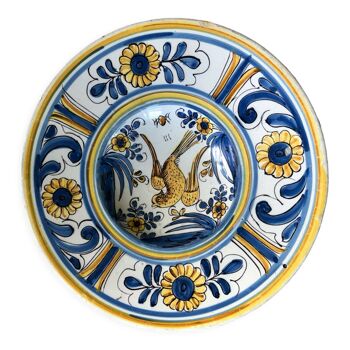 Plat sur talon - céramique de talavera