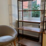 Modular vintage shelves of the 60s with box