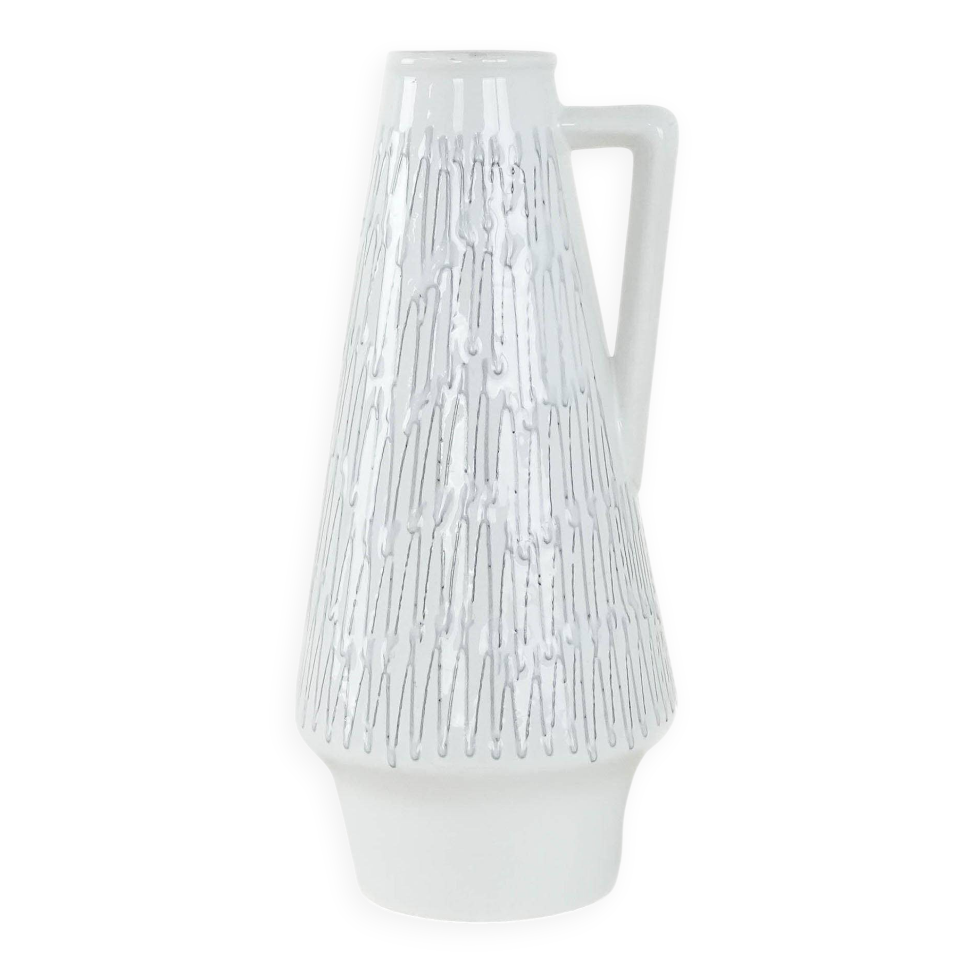 Ceramic vase Fat Lava, German design, 1960s, manufacturer: Scheurich