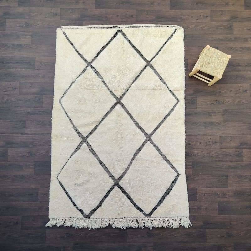 Tapis berbère Beni Ouarain losange 250cmx150cm