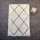 Tapis berbère Beni Ouarain losange 250cmx150cm