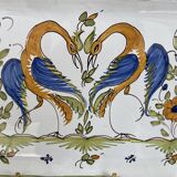 Dessert service, earthenware, Martres-Tolosane, signed Matet France