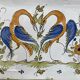 Dessert service, earthenware, Martres-Tolosane, signed Matet France