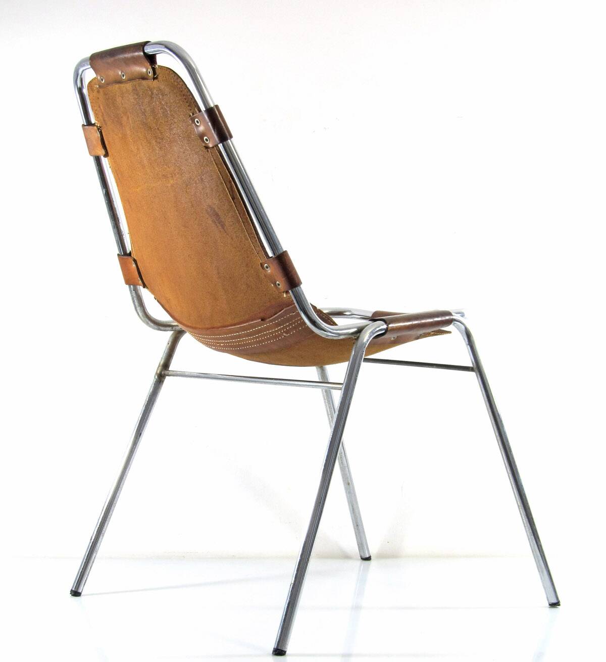 Chaise en cuir Les Arcs de Charlotte Perriand