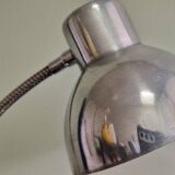 Polished aluminum desk lamp from the 1950s