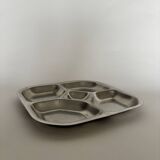 Plat en inox vintage