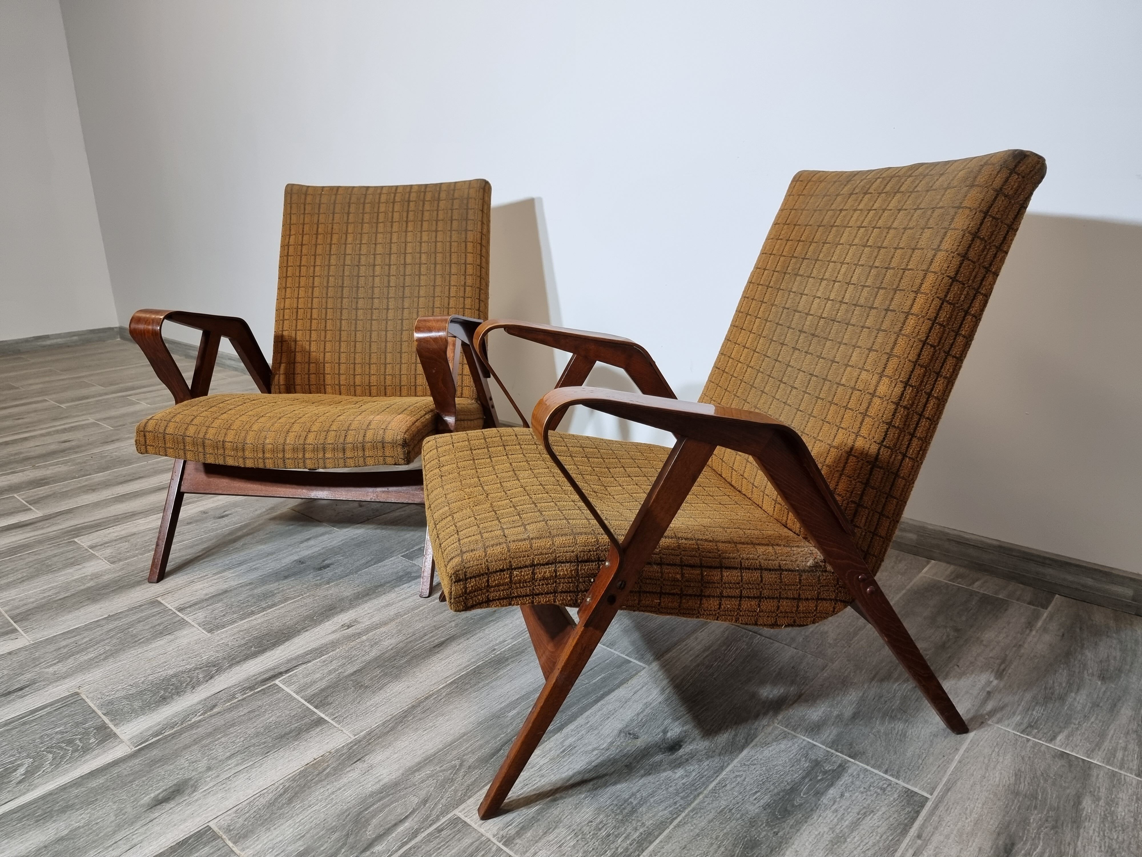 Armchairs by Frantisek Jirak