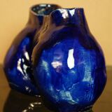 Hand-modeled "Popotin" terracotta vase