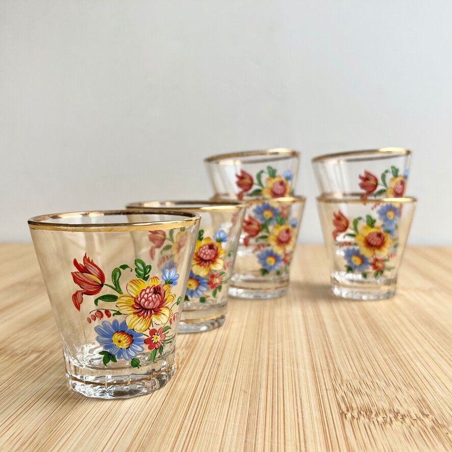 Vintage shot glass 60's