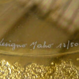 georges Mathias' large travertine coffee table, Belgium, 1970