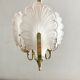 Vintage polished glass pendant lamp