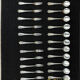 Ercuis cutlery set 131 pieces in metal Louis XV style, rocaille