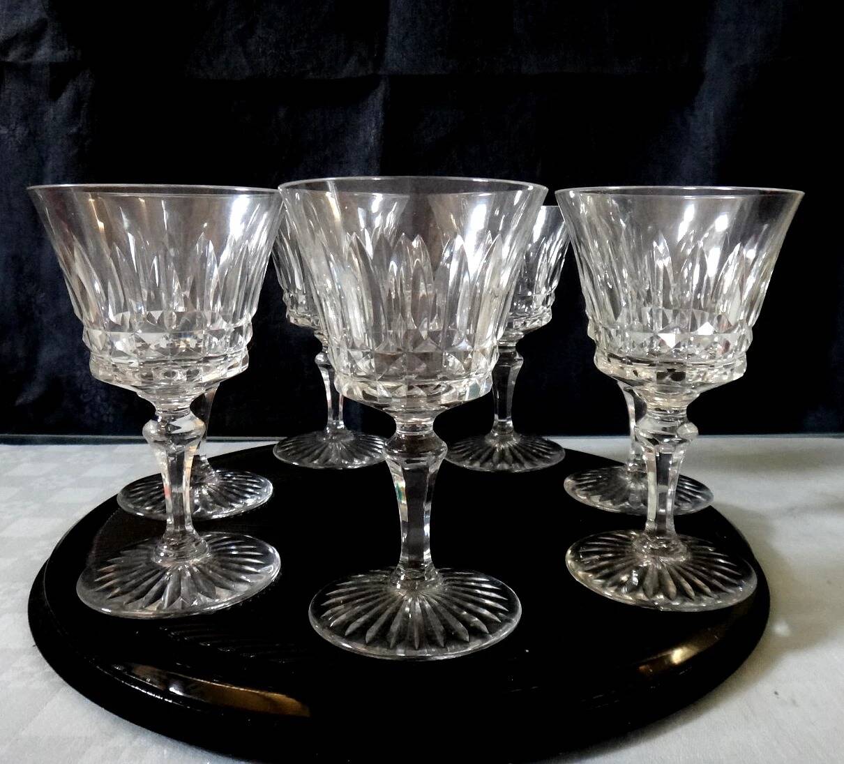 Baccarat Buckingham 7 white wine glasses crystal - 13 cm