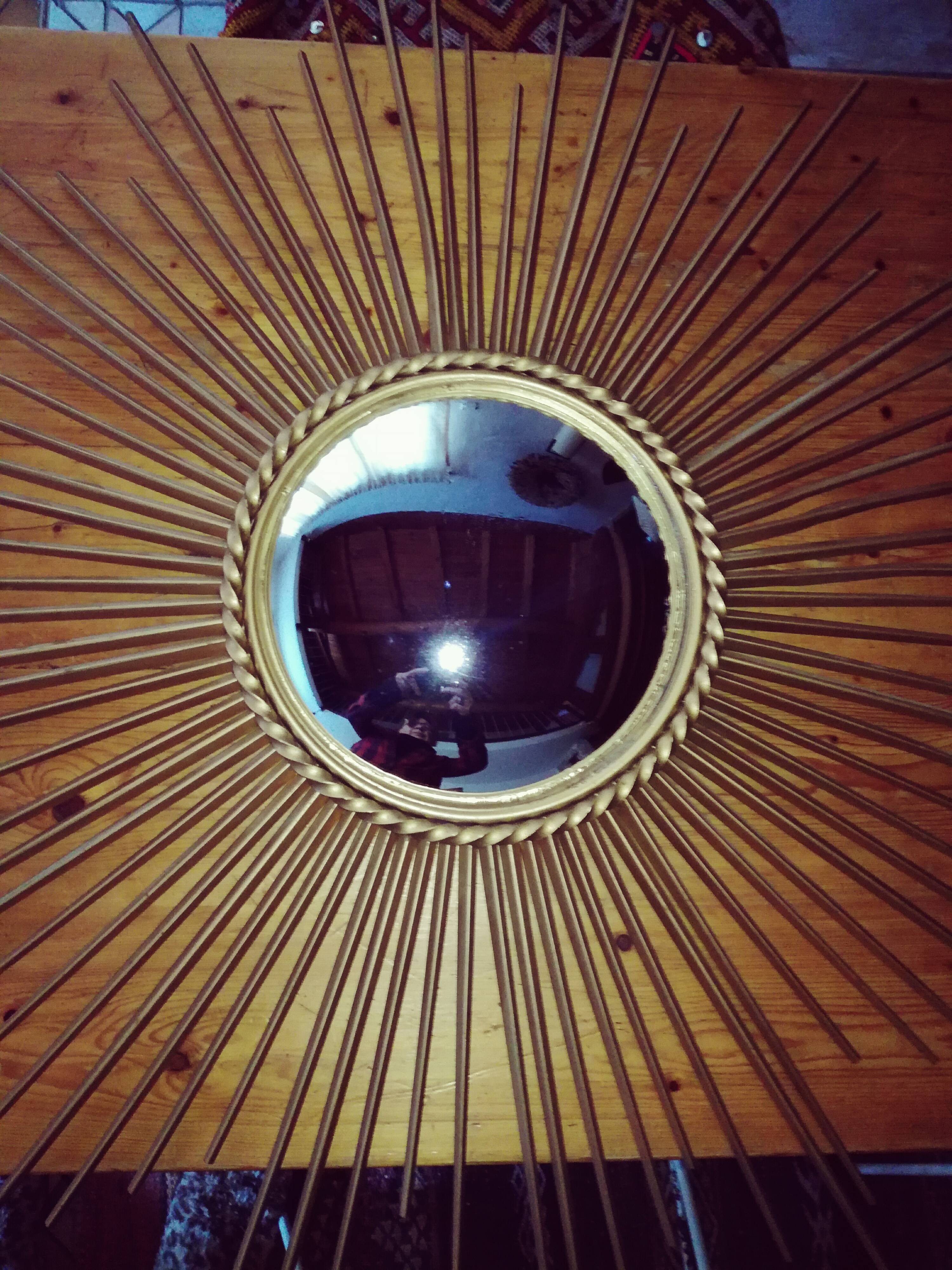 Sun witch mirror Chaty Vallauris 82cm
