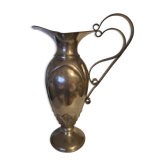 Pure brass ewer signed L Rozay Art Nouveau Style