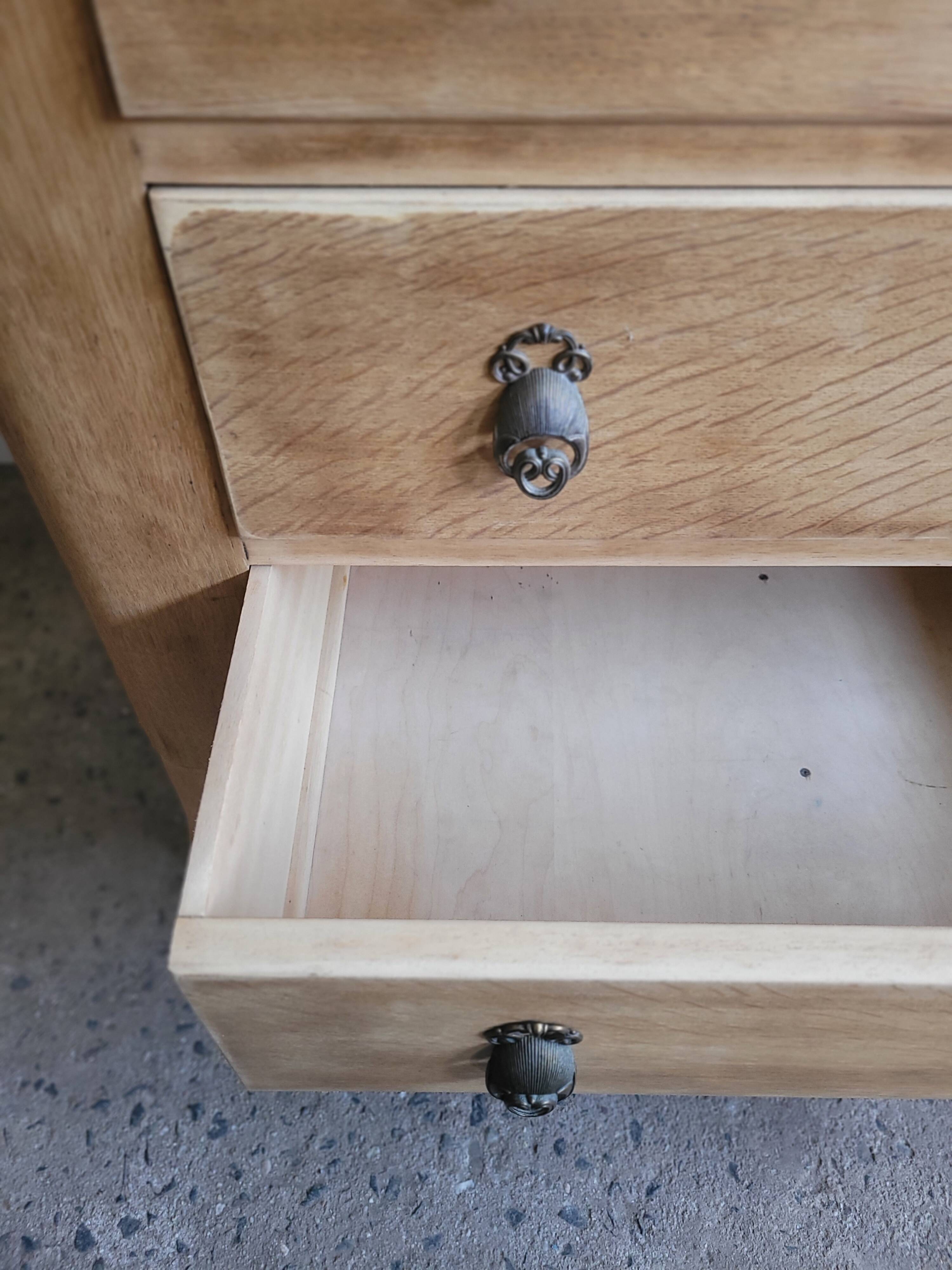 Antique English secretary display cabinet