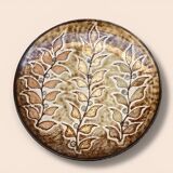 Wall plaque in ceramic by Robert Pérot, Atelier du Vieux Moulin, Vallauris.