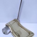 Bronze glass pen holder sculptural design