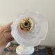 Paire d’appliques murales vintage en verre fleurs