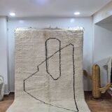 Handmade Berber wool rug 250x150 cm
